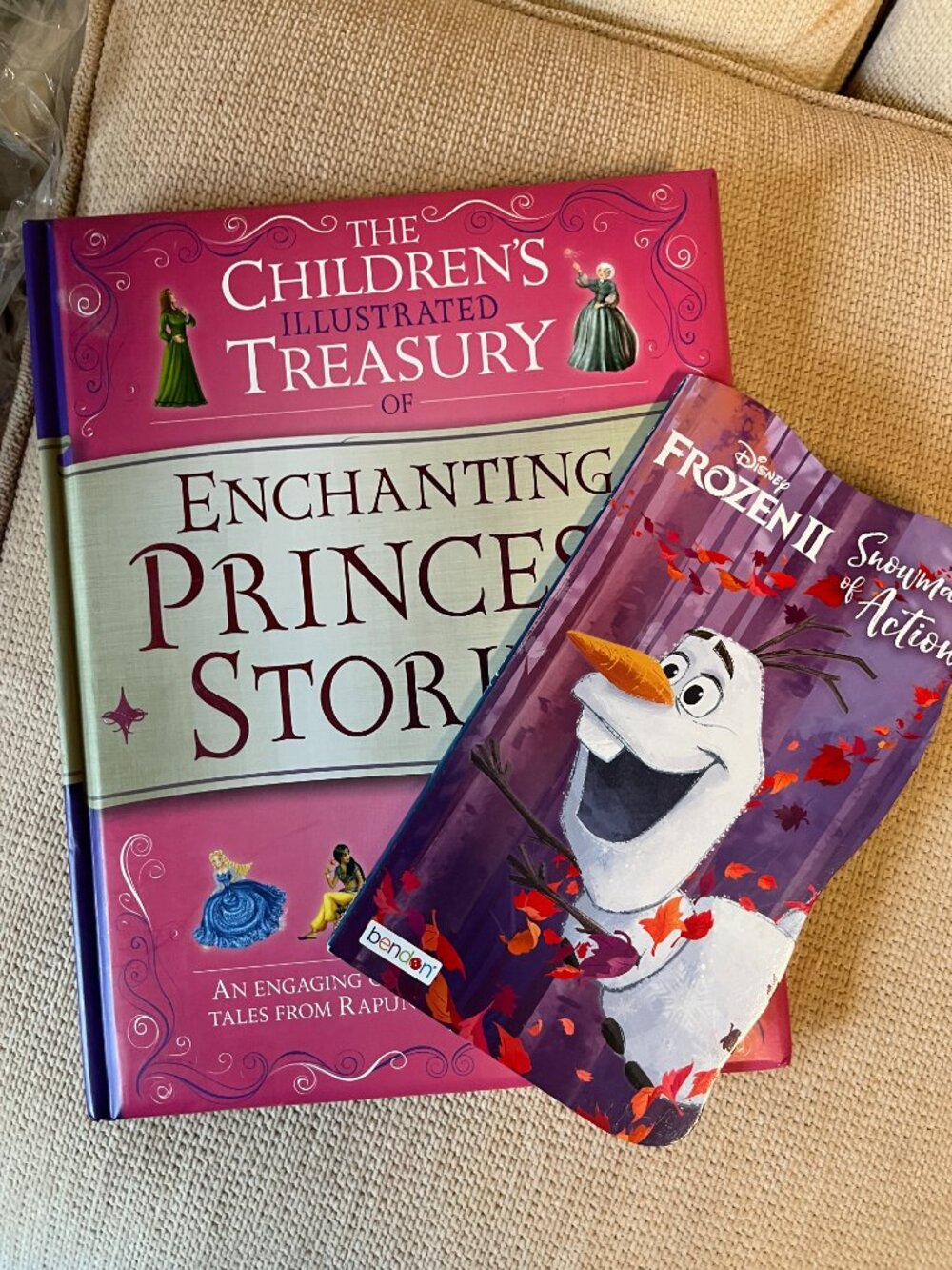Princess Stories Treasury & Disney Frozen II Board Book Set